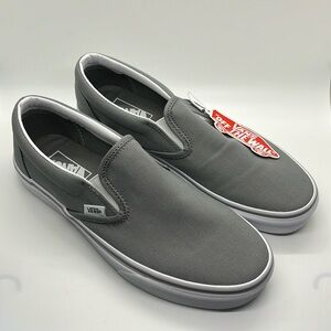 NEW Gray Slip On Vans